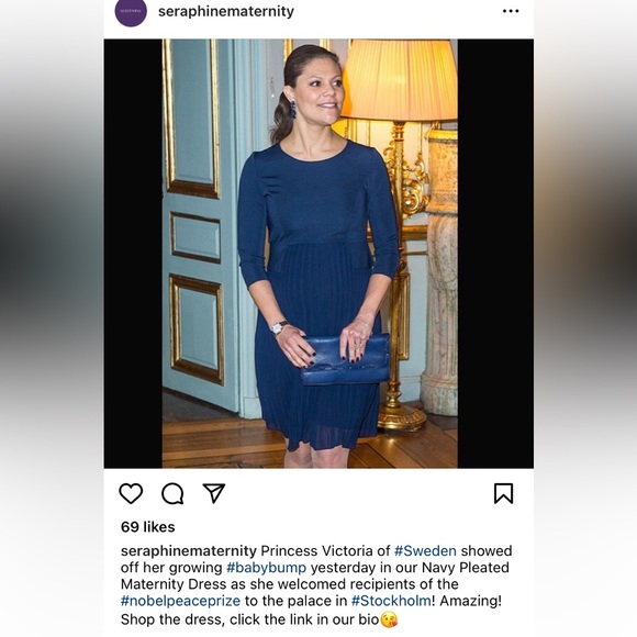 Seraphine Maternity dress. Size 8. LIKE NEW CONDITION. - Picture 5 of 5